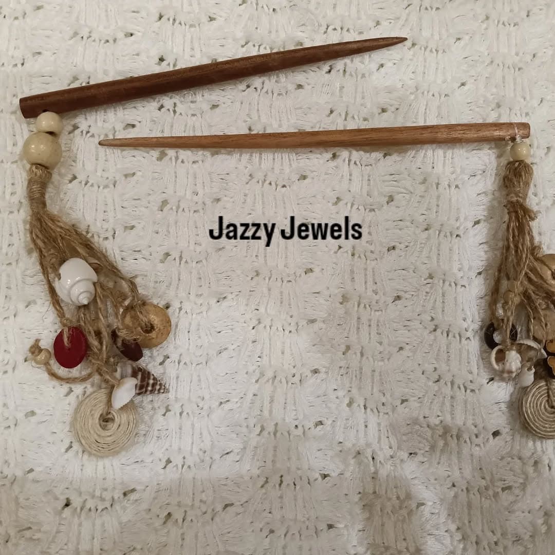 NEW LAUNCH - HAIR BUN STICKS with shells